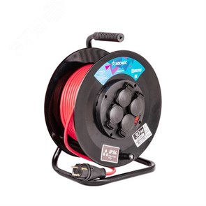YKKsm30m-4g-Z(2.5)IP 4х30м с заземл. 16А IP54 4кВт ПВС 3х2.5 термозащ. КОСМОС (Россия) YKKsm30m-4g-Z(2.5)IP