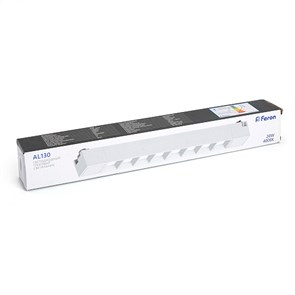 48371 AL130 серия LensLine, 20W, 1800 Lm, 4000К, 60 градусов, белый Светильник трековый светодиодный на шинопровод FERON 48371