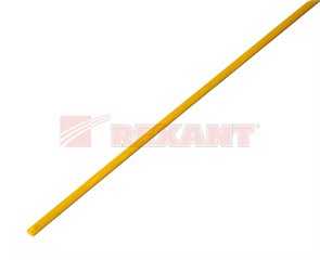 FD 20-2002 Трубка термоусаживаемая ТТУ(ТУТ) 2.0/1.0 желтая (1м) (уп.50/5000м.) REXANT FD 20-2002