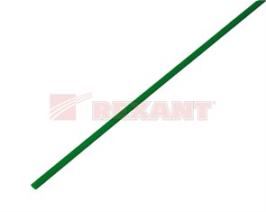 FD 20-2003 Трубка термоусаживаемая ТТУ(ТУТ) 2.0/1.0 зеленая (1м) (уп.50/5000м.) REXANT FD 20-2003