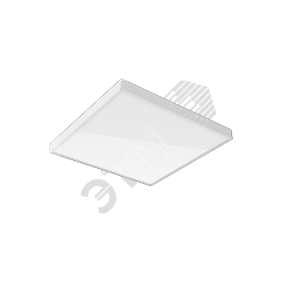 V1-A0-00070-01000-2003640 Светильник светодиодный 595х595х50 36Вт 4000К IP20 офисный встраиваемый/накладной без рассеивателя Varton V1-A0-00070-01000-2003640