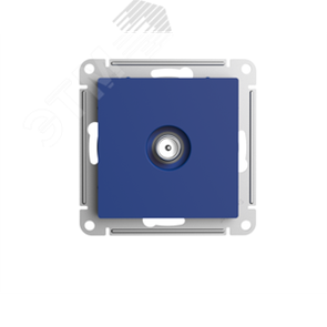 ATN001191 Atlasdesign Механизм TV розетки оконечной 1DB, аквамарин (уп.5шт.) Systeme Electric (Россия) ATN001191