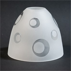 097 Плафон Этюд Сатурн белый Е27 d140 h120 b42 (Никольский завод) 987654973