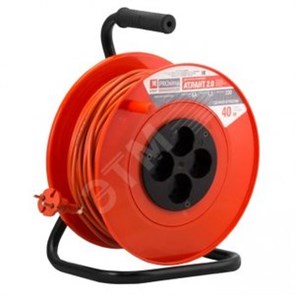 UKA02-16-315-4-30-IP44 Proxima "Атлант 2.0" 4 гнезда 30м с заземлением КГ 3*1,5 16А/3,5кВт IP44 Удлинитель на катушке (уп.2шт.) EKF UKA02-16-315-4-30-IP44
