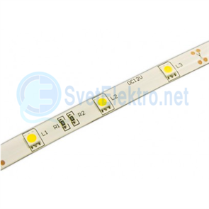 1006936 Лента св/д ECO SMD5050 12V 7.2W/m 30Led/m IP65 RGB герметичн.(5м) 1006936