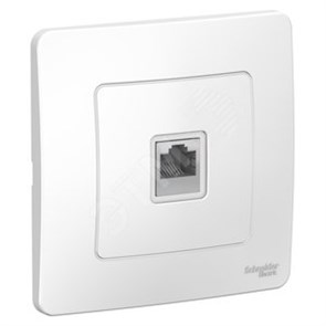 BLNIS045001 Blanca Розетка компьютерная RJ45 Cat.5e 1 гнездо, белая (уп.10шт.) Systeme Electric (Россия) BLNIS045001
