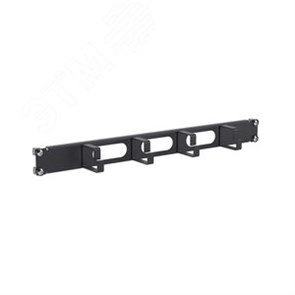 R5PCF191HEB RAM telecom Кабельный органайзер с отверстиями для кабеля 19", 1U, чёрный ДКС (Россия) R5PCF191HEB