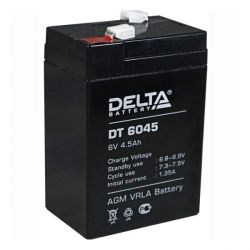 DT6045 Аккумулятор 6В/4,5А/ч DELTA (Китай) DT6045
