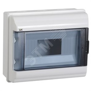 MKP72-N3-09-55 КМПн-9 IP55 Корпус пластиковый навесной для 9 автомат. выкл. (уп.20шт.) IEK® MKP72-N3-09-55