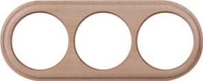 W0035224/WL15-frame-03 светлый бук Рамка 3 поста Werkel™ a050994-1