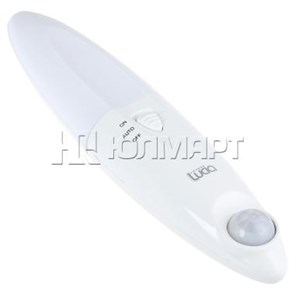 Лючия S-004  "Ночной маяк" Светильник-фонарь, 4 LED, датчики освещенности и движения, на 3xAAA 4606400608769