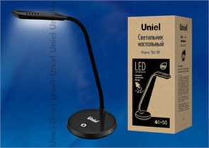 TLD-510 Black Лампа настольная LED 6W, 550Lm, 4500K, с диммером. Цвет-черный UNIEL TLD-510 Black