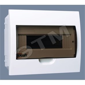 31004DEK ЩРВ-П-12 Корпус пласт. встраиваемый 12 модулей, IP41 (уп.10шт.) DEKraft 31004DEK