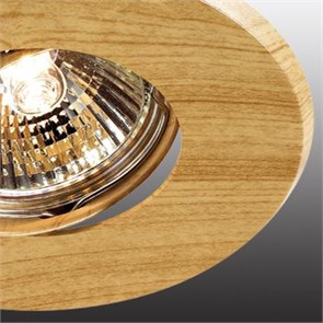 369709 NT12 371 светлое дерево Встраиваемый ПВ светильник IP20 GX5.3 50W 12V WOOD 369709