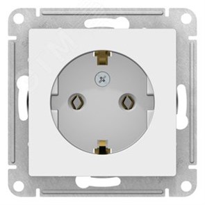 ATN001343 AtlasDesign Механизм розетки 1 гнездо с заземлением, лотос (уп.5шт.) Systeme Electric (Россия) ATN001343