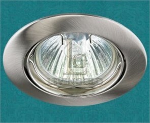 369103 NT09 153 никель Встраиваемый ПВ GX5.3 50W 12V CROWN NOVOTECH 369103