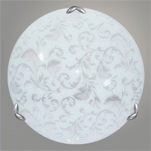 Жар-птица Светильник d300 белый/песок/хром 2х60W E27 НПБ-300 н. (Никольский завод) 988018693