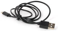 Шнур Robiton P1 USB-A штекер-USB-micro штекер, USB 2.0, 1м, черный 4607075946569