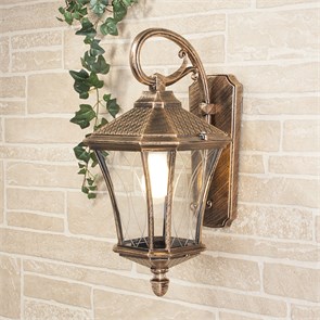 Virgo D черное золото (GLXT-1450D) Светильник уличный настенный IP44 (уп.6шт.) Elektrostandard Virgo D черное золото