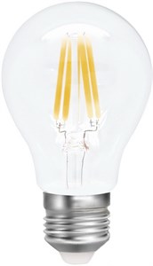 SBL-A60F-8-30K-E27 Лампа светодиодная Filament 8W 220-240V Е27 3000К 750Лм (уп.10/50шт.) Smartbuy SBL-A60F-8-30K-E27