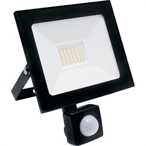 29523 Saffit SFL80-30 СДО 06-30Д Прожектор светодиодный черный с выносным датчиком IP65 6400K (уп.20шт.) FERON (Китай) 29523