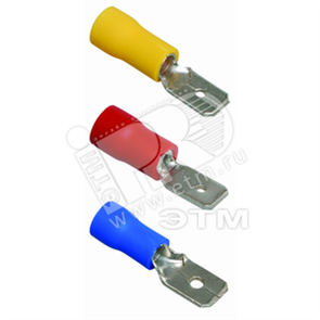 URP10-D25-D23-4 Разъем РпИп 2-5-0,8 плоский (уп.100шт.) IEK® URP10-D25-D23-4