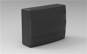 HRZ00002521 600-001-120 Бокс ЩРН-П-12 модулей навесной пластик черный (уп.12шт.) HOROZ ELECTRIC HRZ00002521