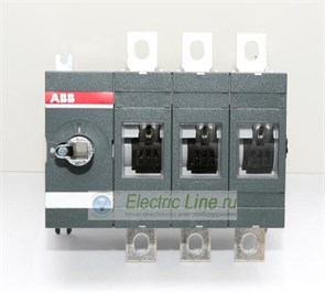 1SCA022727R7960 Рубильник OT400E03 до 400А 3-полюсный (без ручки управления) ABB 1SCA022727R7960