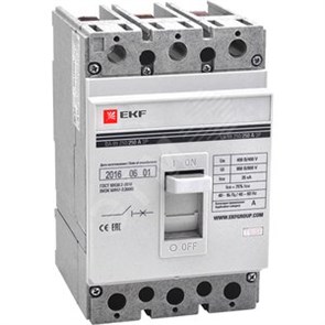 mccb99-250-250 PROxima ВА-99 250/250А 3P 35кА Выключатель автоматический EKF mccb99-250-250