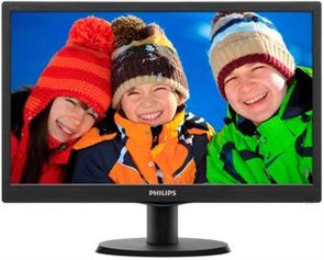 193V5LSB2 Монитор 18.5", черный PHILIPS 193V5LSB2