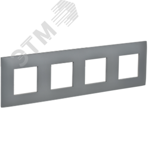 SK-M42-K03 Skandy Рамка 4 поста, серая (уп.10шт.) IEK® (Китай) SK-M42-K03