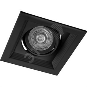 32441 DLT201 MR16 G5.3 черный Светильник встраиваемый (уп.60шт.) FERON (Китай) 32441