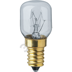 61207 NI-T25-15-230-E14-CL Лампа накаливания для духовых шкафов (уп.50шт.) Navigator Group© (Китай) 61207