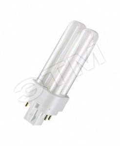 017594 DULUX D/E 13W/840 4p G24q-1 Лампа компактная люминесцентная (уп10шт.) OSRAM 017594