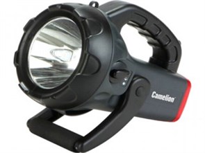 2931R2 Фонарь аккуммуляторный 10W CREE LED, 4В 4А-ч, 220В/12В (уп.12шт.) Camelion 2931R2