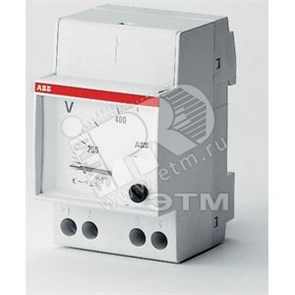 2CSM110220R1001/16070523 VLM 1/500V Вольтметр переменного тока шкала 500V на DIN-рейку ABB 2CSM110220R1001