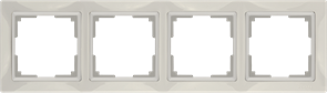 WL03-Frame-04 Snabb Basic Рамка на 4 поста, слоновая кость (уп.10шт.) Werkel™ a036633