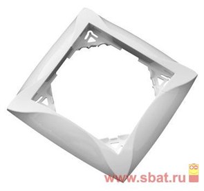 000101 ДУЭТ Рамка 1 пост, белая (уп.45шт.) Schneider Electric WDE000101
