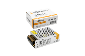 S-60-24 Блок питания 60W 24V, 110х78х38 IP20 SWG 000143