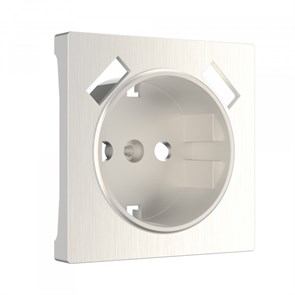 WL13-USB-CP Накладка для USB розетки, перламутровый рифленый (уп.200шт.) Werkel™ a040891