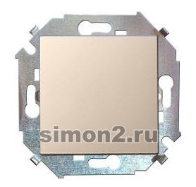 1591101-031 S15 Механизм выключателя одноклавишного (сх.1), слоновая кость (уп.20шт.) Simon Electric (Россия) 1591101-031