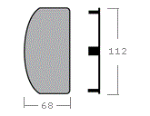 BRC-C-M заглушка серебро (BRC-0013 S*R) Halla Lighting  718366