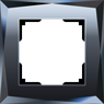 WL08-Frame-01 Diamant Рамка на 1 пост, черная (уп.10шт.) WERKEL a029843