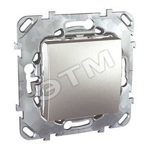 MGU5.205.30ZD ОДНОКЛАВИШНЫЙ ПЕРЕКРЕСТНЫЙ ПЕРЕКЛЮЧАТЕЛЬ (СХ.7) АЛЮМИНИЙ (уп.10шт.) UNICA TOP MGU5.205.30ZD