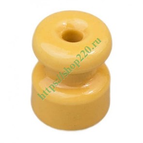 R1-551-24-100 пластик Изолятор песочное золото (уп.100шт.) BIRONI (Россия) R1-551-24-100