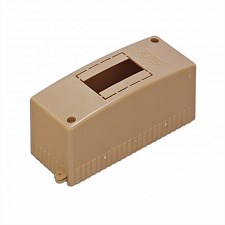 68022К Тусо.Щиток о/п на 2 модуля 130х50х65мм (коричневая) (КМПн-2) (уп.90шт.) RUVinil (Россия) 68022К