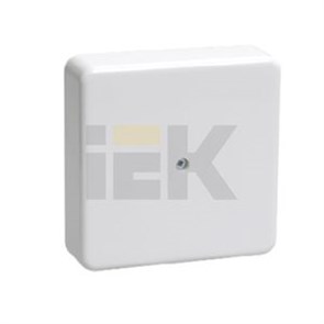 UKO10-075-075-020-K32 КМ41212-02 Коробка распаячная для о/п 75х75х20мм слон. кость (уп.100шт.) IEK® UKO10-075-075-020-K32