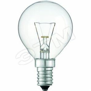 00006511/01186250 PHILIPS Stan 40W E14 230V P45 CL Лампа накаливания шар прозрачный (уп.100шт.) 926000006511