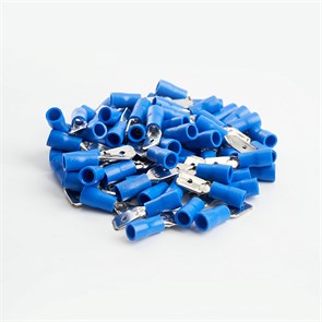 39410 LD401-25250 Наконечник плоский Изолированный (папа) РпИп 2,5-250 синий (упаковка 100 шт) Stekker 39410