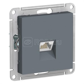 ATN000783 Atlasdesign Механизм розетки компьютерной RJ45 Cat.5e, грифель (уп.5шт.) Systeme Electric (Россия) ATN000783